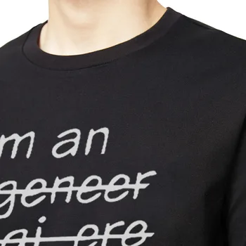 Naujas, aš esu Inžinierius, aš esu Gerai Matematika Juokinga Engeneer Fizikos Absolventų Marškinėliai T-shirt Mens Drabužių Su trumpomis Rankovėmis Viršuje Tees
