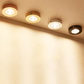 LED Lubų Šviestuvai Gyvenimo Lempos Šiaurės Apšvietimas, Virtuvė, Vonios kambarys šviesos paviršinės montuotės AC85-265v NR-140