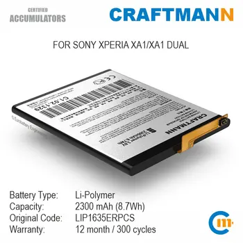 2300mAh baterija SONY XPERIA XA1/XA1 DUAL (LIP1635ERPCS)