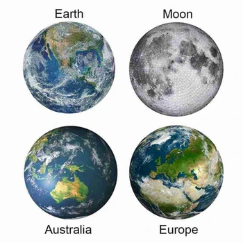 Mėnulis Žemės Puzzle Žvaigždėtą Kosmoso Keliautojas Dėlionės Žemės 1000 Vienetų Sunku Suaugusiųjų Išskleidimo Dėlionės Švietimo Žaislai Vaikams Dovanų