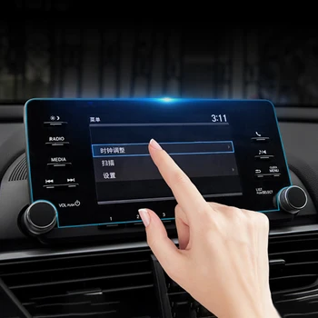 Honda Accord 10 2018 m. 2019 m., Grūdintas Stiklas, Automobilių Navigacijos LCD Touch Screen Protector Ekrano plėvelė Anti Nulio
