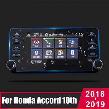 Honda Accord 10 2018 m. 2019 m., Grūdintas Stiklas, Automobilių Navigacijos LCD Touch Screen Protector Ekrano plėvelė Anti Nulio