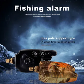 Žvejybos Bite Signalizacija Reguliuojamas Tono Garsumą Jautrumas Garso Žvejybos Įspėjimas LED Indikatorius žvejybos bite signalizacijos žvejybos signalizacijos