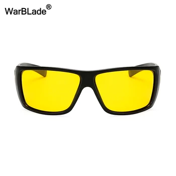 WarBLade Karšto Pardavimo Naktinio Vairavimo akinius Anti Akinimo, Akiniai, Saugos Vairavimo Akiniai nuo saulės Geltona Objektyvas UV400 Naktinio Matymo Akiniai
