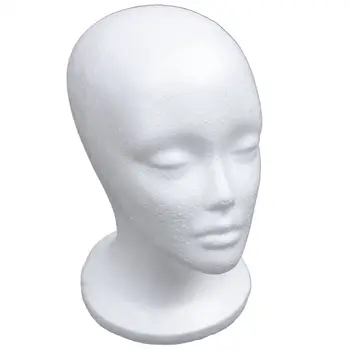 Moterų Putų Manekeno Galvos Modelio Kepurę Perukas Stendas balta Stovo
