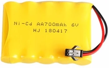 (SM Plug) 6 v 700mah Baterija + USB Įkroviklis Rc žaislai Automobilių Bakuose, Robotai, Traukiniai Valtys Ginklai Ni-CD AA 6 v Įkrovimo Baterija