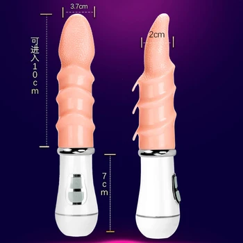 Lytis liežuvio Vibratoriai moterims, Paskatinti Žodžiu Lyžis klitorio stimuliatorius analinis massager G Spot dildo Vibratorius, sekso žaislai, moteris