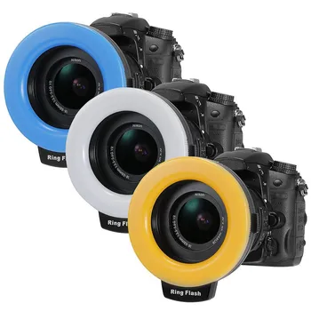 Eachshot RF-550D RF 550D Makro 48 vienetų LED Žiedo Blykstė Canon Nikon 