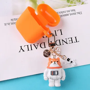 Animacinių Filmų Astronautas Keychain Asmenybės Panda Šuo Mielas Paketų Prižiūrėtojų Raktinę Vietos Robotas Berniukas Maišelį, Raktų Pakabukai Dovana Ornamentu Niekučių Pulteliais