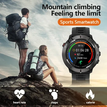 2021Man sporto smart žiūrėti Fitneso Laikrodį smartwatch Tracker Multi Mode Širdies ritmo Monitorius 