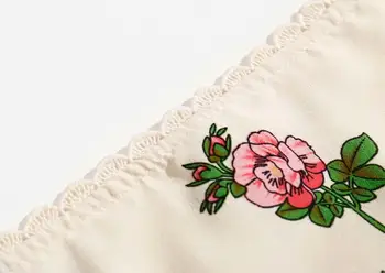 Seksualus slim gėlių spausdinti mini sijonas kremas prancūzija nėriniai atgal užtrauktuką moterų trumpą šifono pieštuku sijonas
