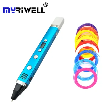 Myriwell 3D Rašiklis, USB Kūrybos Caneta Pen 3D graffiti pen Skaitmeninis 4 greičio reguliavimas Geriausia Dovana Vaikams 3nd 3d spausdinimo pen karšto