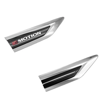 4Motion Logotipas Ženklelis Automobilio Priekinis Sparnas Sparnas Dekoro Lipduko Volkswagen VW Tiguan MK2 4x4, 4 JUDESIO Emblema Automobilių Stilius