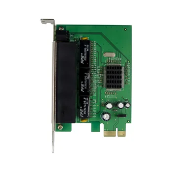 PCIe Fast Ethernet 10/100Mbps Switch Valdybos kortelės IC Plius IP175 chipset 5 Port RJ45 Tinklo Jungiklio, lan kortelė