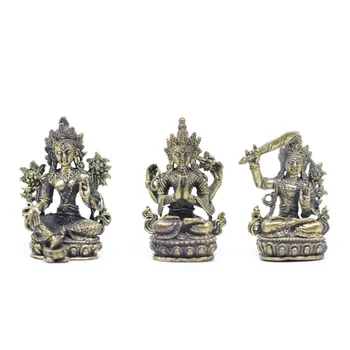 Avalokitešvara, Retro Vadovas Pelėsių Vario Tibeto Buda, Tibeto Budizmo Statula, Tantros Buda, Apdaila, Surinkimo