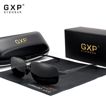 GXP Kvadratinių Vyrai Moterys iš Aliuminio Magnio Aukštos Kokybės Akiniai nuo saulės, Poliarizuoti UV400 Lens Klasikinis Retro Stiliaus Atspalvių Saulės akiniai