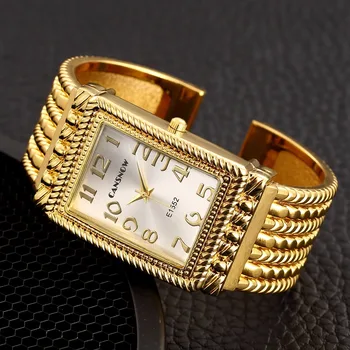 2020 Naujas Stačiakampio Moterų Laikrodžiai Bangle Prabangos Žiūrėti Moterų Garsaus Prekės ženklo Kvarco Gold Dial Laikrodis Relogio Feminino Laikrodis xfcs