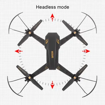 VISUO XS809S Profissional Sulankstomas Selfie Mini Drone su Kamera 2MP HD WiFi FPV Plataus Kampo XS809HW RC Quadcopter Sraigtasparnio Žaislas
