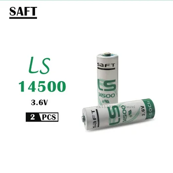 2VNT SAFT LS14500 ER14505 AA 3,6 V 2450mAh ličio baterija priemonė įrangos atsarginių bendrasis ličio baterija