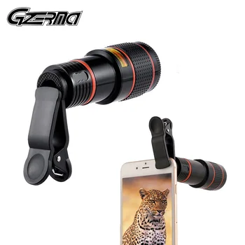 GZERMA 8X 12X priartinantis Objektyvas mobiliojo Telefono vaizdo Kameros Objektyvas Universalus Įrašą Telefono Teleskopo Objektyvas, Skirtas 