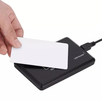 RDA Kopijuoklis popierinės kopijavimo aparatų matricos 125KHz Raktas fob Smart Card Reader Rašytojas 125khz Programuotojas USB ID T5577 EM4305 Korteles Žymės