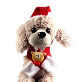 Dizaineris Šunų Kalėdų Kostiumai Maži Šunys Kalėdų Naminių Kačių Šalikas Mažylis Skrybėlę Švenčių Rudenį ir Žiemą, Naminių gyvūnų Reikmenys