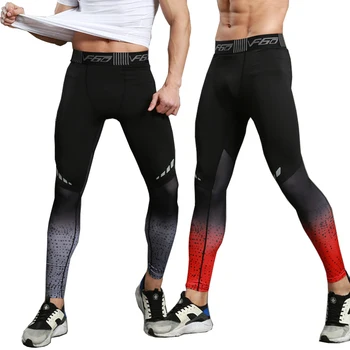 Nauja Fitneso Jogger Kelnės Vyrams Triko Vyrų Suspaudimo Sportiniai Vidpadžiai Salėse Liesas Kultūrizmo Elastinės Kelnės Tight Kelnės