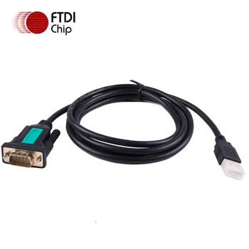 USB į RS232 (COM Port Serijos PDA 9 DB9 Pin Kabelio Adapteris Vaisingos pl2303 FTDI 