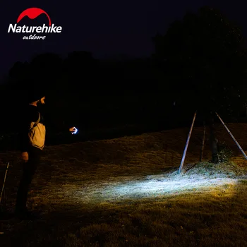 NatureHike Lauko Kempingas Žibintų LED Palapinė Šviesos Vandeniui Minkšta Šviesa Lauko Kabinti, Įkrovimas Iš USB NH16D300-C