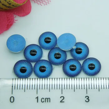 8mm Plastikinės Lėlės Akių rainelės Mėlynos Akys, Turėkite Lėlės Gyvūnų Lėlių Priėmimo 100vnt/daug AL024
