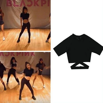 Kpop korėjos Įžymybė pat vasaros Slim hip-hop streetwear sexy marškinėliai moterims korėjos prarasti atsitiktinis marškinėlius moterų Harajuku viršūnės