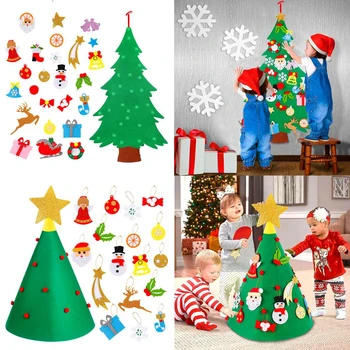 3D PASIDARYK pats Jaučiau, Kalėdų Eglutė, Kalėdų Dekoracijos Namų Kalėdų Medžio Apdaila Kalėdų Dovanos naujieji Metai 2020 Navidad Noel