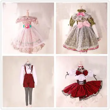 Rankų darbo Lolita Dress Mergina Lėlės Drabužiai Moterų Drabužiai, Paltai 60CM Bjd 1/3 Lėlės Priedai Bjd Doll Žaislai Mergaitėms