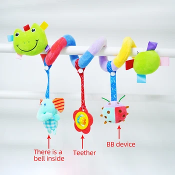 Kūdikis Vežimas Kabantys Žaislai Lopšys Lovelę Apdailos 2020 NAUJI Kūdikių Barškučių Teether Karšto Pardavimo Pliušinis įdaryti žaislas kūdikiams, žaislai