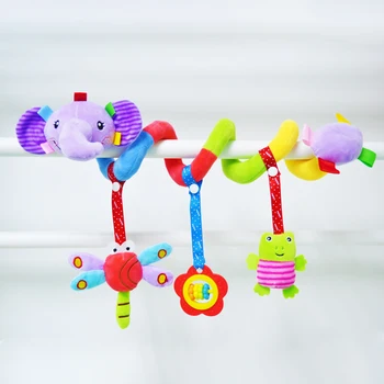 Kūdikis Vežimas Kabantys Žaislai Lopšys Lovelę Apdailos 2020 NAUJI Kūdikių Barškučių Teether Karšto Pardavimo Pliušinis įdaryti žaislas kūdikiams, žaislai