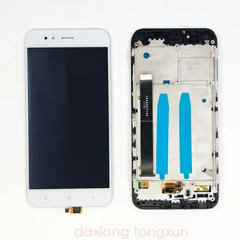 Originalus LCD+Rėmas XiaoMi Mi A1 LCD Ekranu, Skirtas XiaoMi 5X/A1 LCD Asamblėjos (Parama 10 Touch &Backlig