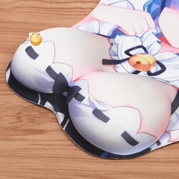 FFFAS Suaugusių Seksualus 3D Mouse Pad Mat Mados Riešo Poilsio Kilimėlis Anime Juokinga Dovana Rem 