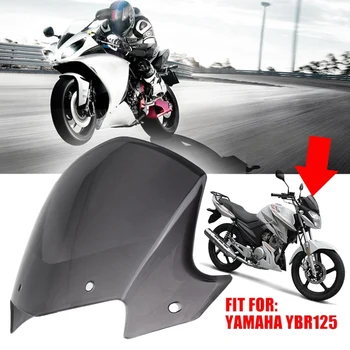 Motociklo priekinis žibintas Lauktuvės Skaidrus, Rudas Stiklas, skirtas Yamaha Ybr 125-2017