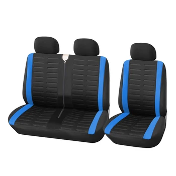 AUTOYOUTH 2+1car Sėdynės Padengti Turimas Apsaugos Automobilių Sėdynių užvalkalai Tinka daugeliui Automobilių, Sunkvežimių, VISUREIGIŲ, Mikroautobusai Mėlyna Smėlio spalvos Raudona
