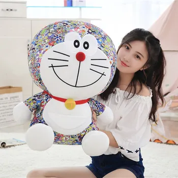 Uniglo Doraemon Lėlės Spalvinga Jingo Katė Pliušinis Žaislas Minkštas Mėlynos Fat Cat Lėlės Dovana Mergaitėms, Vaikams, Dovanų Keychain Kalėdų Dovana