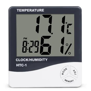 KARŠTO Patalpų Kambarys, LCD Elektroninių Skaitmeninis Temperatūros, oro Drėgmės Matuoklis Termometras su Drėgmėmačiu Oras Stotis HTC-1/ HTC-2