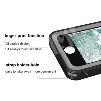 Atsparus Vandeniui Atveju iPhone 5s SE atsparus smūgiams Lauke, Nardymas Apsaugos Case Cover for iPhone 5s SE Coque