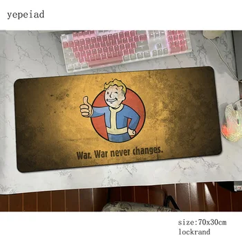 Fallout pelės mygtukai 70x30cm mousepads Natūralaus Kaučiuko žaidimų kilimėlis žaidėjus Kawaii didelis asmeninį pelės kilimėliai klaviatūra pc padas