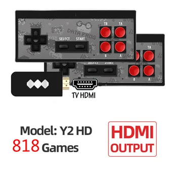 USB Wireless Handheld TV Vaizdo Žaidimų Konsolės USB adapterio kabelis Retro Vaizdo Žaidimas 4K 8 Bitų Mini Vaizdo Konsolės Paramos HDMI Išėjimas
