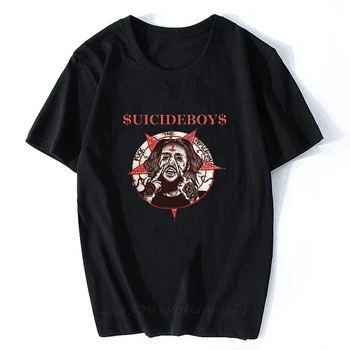 $uicideboy$ T Shirt Savižudybė Suaugusiųjų Vyrai T-Shirt Suicideboys Hip-Hop Rap Marškinėliai Vyrams Medvilnės Marškinėliai Classic Cool Marškinėliai Plius Dydis