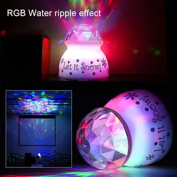 Vandenyno Bangos Projekcijos, Šviesa, Gražus Romantiškas USB Sukasi LED Nakties Šviesos Projektorius Spalvinga Ryškių RGB Žvaigždė Dangaus Žibintas Baras KTV