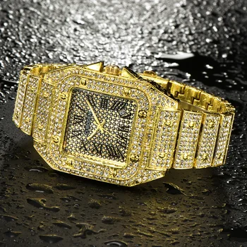 CURDDEN Prabangos Prekės ženklo Laikrodžiai Mens Mados Deimantų Lydinio Juostos Kalendoriaus Kvarco Žiūrėti Aukso Dizaineris Žiūrėti Montres de Marque de Luxe