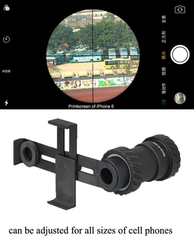 PPT Universalus mobiliojo Telefono Adapteris Mount Šautuvas taikymo Sritis Mount Fotoaparato Medžioklės monokliai priedai HK33-0202