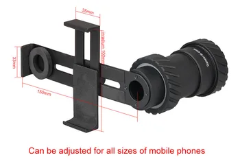 PPT Universalus mobiliojo Telefono Adapteris Mount Šautuvas taikymo Sritis Mount Fotoaparato Medžioklės monokliai priedai HK33-0202