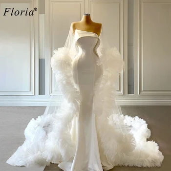Plus Size Elegantiška Baltos Spalvos Garsenybių Suknelės 
